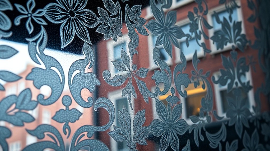Patterned Decorative Glass Slough
