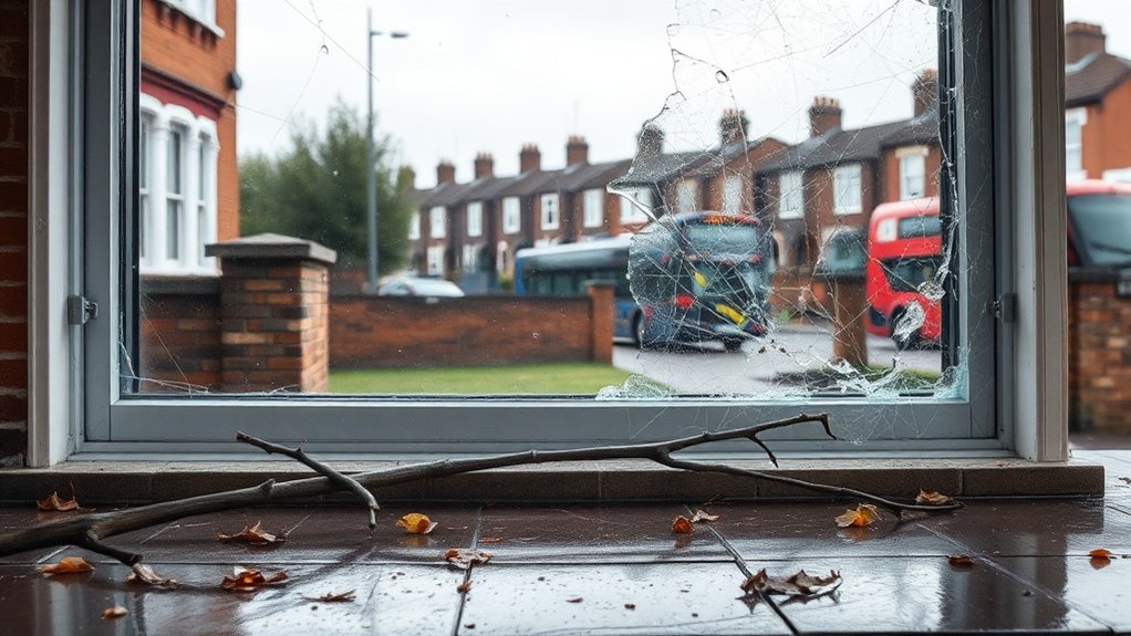 Storm Damage Glazing Slough