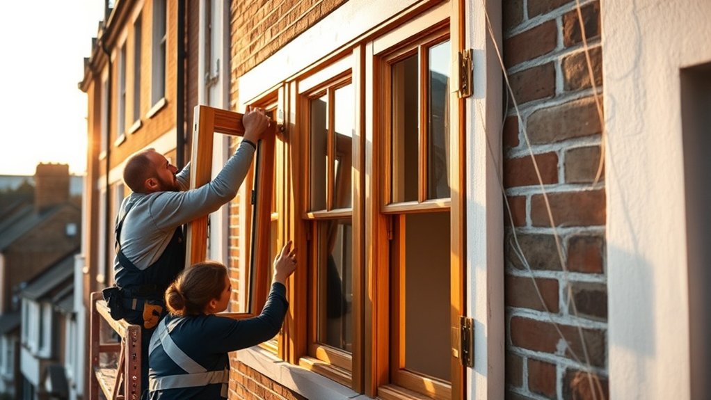 Wooden Window Installation Slough